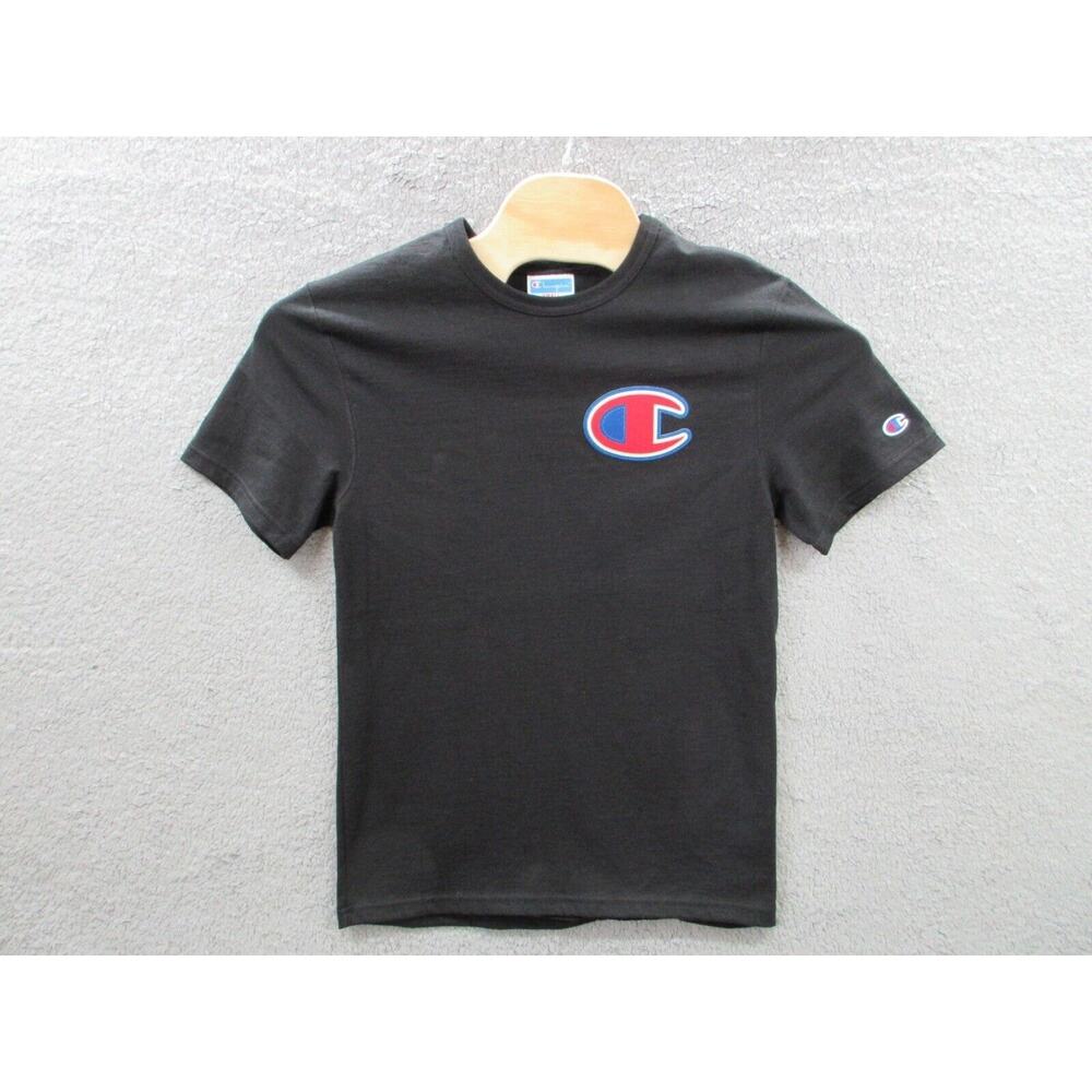 *MINT* Champion Big C Embroidered Patch Men's Small T-shirt